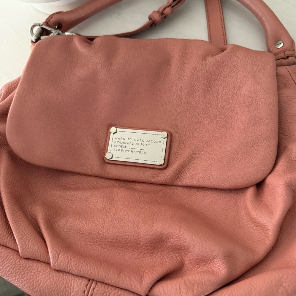 Marc By Marc Jacobs Classic Q Pink Leather Bag